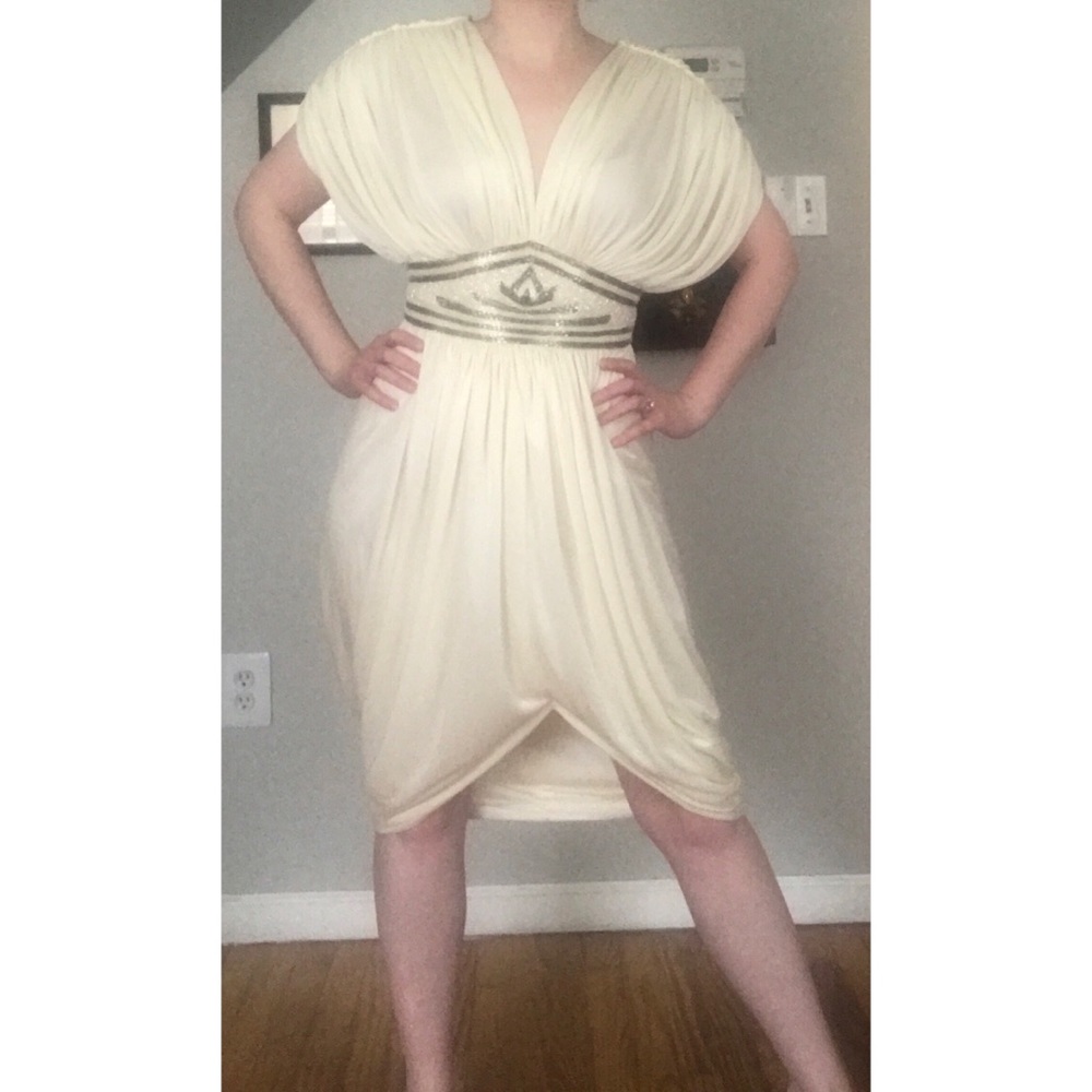 Tadashi Saks Fifth Ave beaded gown